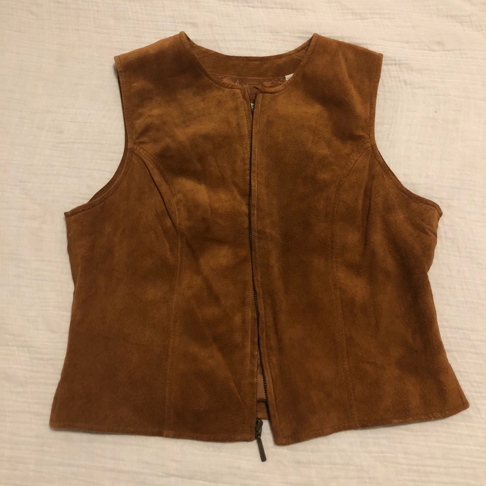 Vintage Leather Vest 🍂🍁